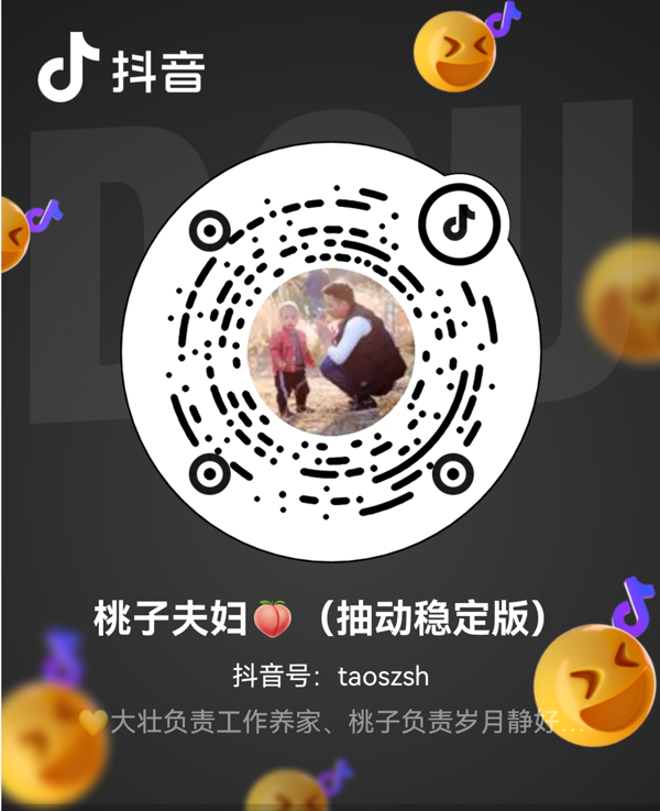 桃子夫妇 · 抖音二维码